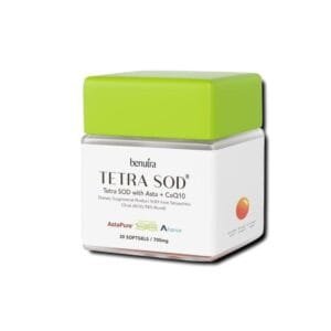 BENUTRA Tetra SOD with Asta + CoQ10 Anti-Aging Wrinkles Skin Youthful