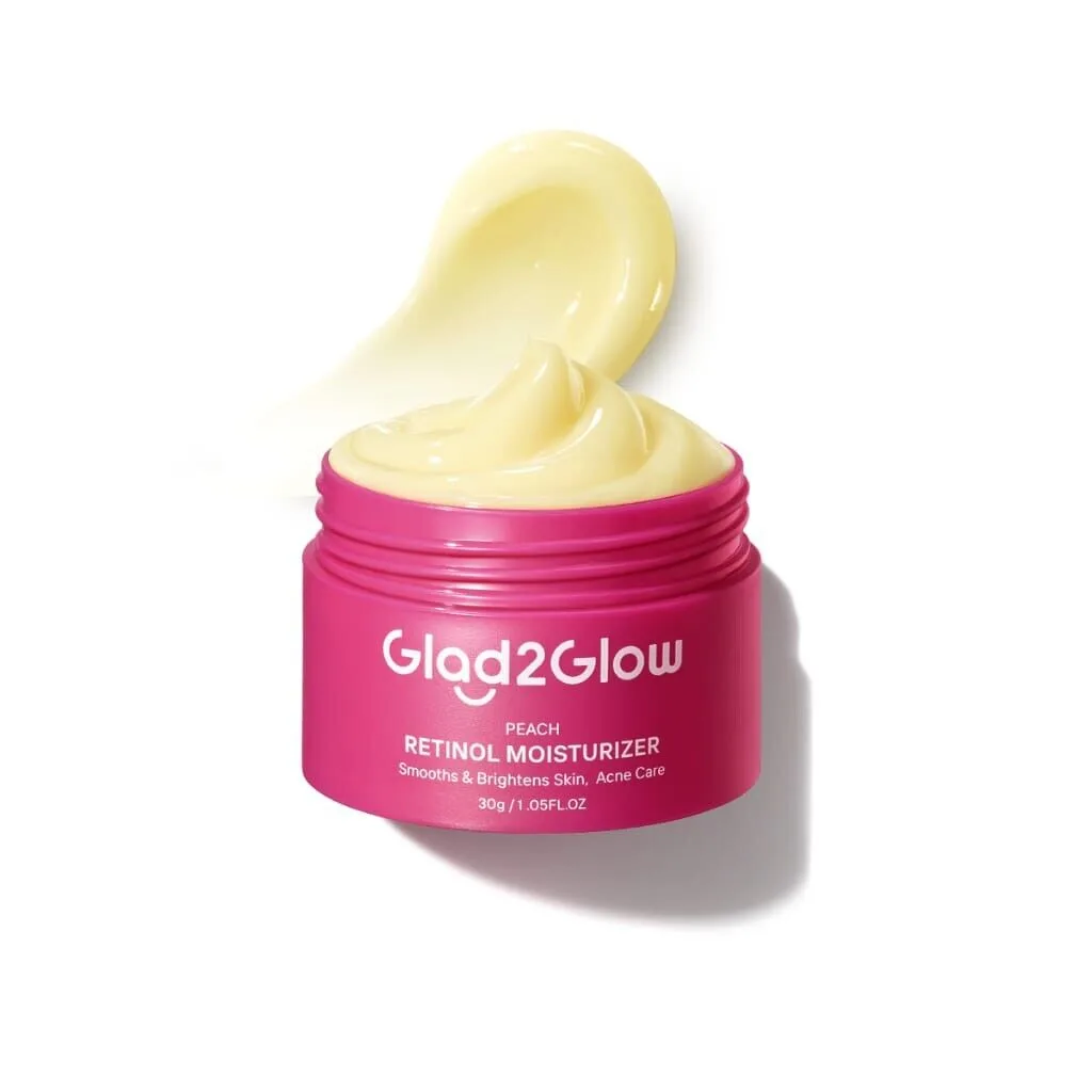 DHL EXPRESS 6X Glad2Glow Peach Retinol Moisturizer 30 g. - Image 8