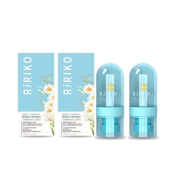 2X Ririko Sweet Caramel Spray Feminine Care Chamomile for Sensitive Skin 35 ml.