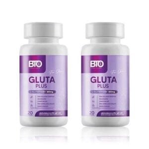 2X BTO GLUTA PLUS L-Glutathione Whitening Radiant Skin Dark Spots 20 Capsules