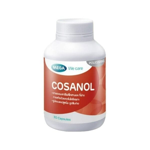 Mega We Care Cosanol Policosanol Reduce LDL Cholesterol 30 Softgels