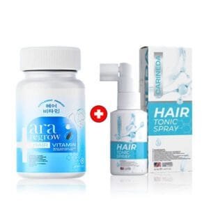 ARA Regrow Hair Vitamin + CARINEDA Regrow Hair Serum Plus