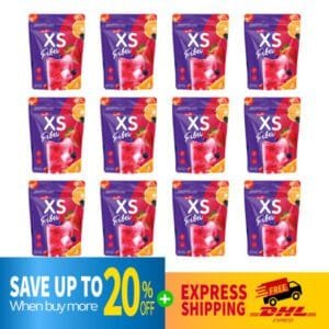DHL EXPRESS 12X Double XS Fiber Reduce Belly Fat Digestive System 5 Sachet