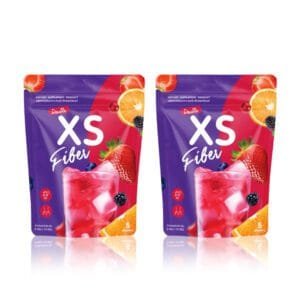 2 Boxes Double XS Fiber Reduce Belly Fat Digestive System 5 Sachet