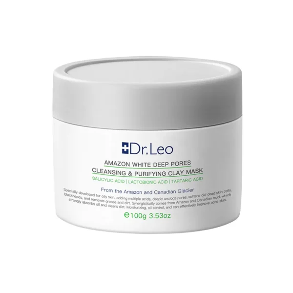 Dr.Leo Amazon White Deep Pores Cleansing & Purifying Clay Mask 100 g.