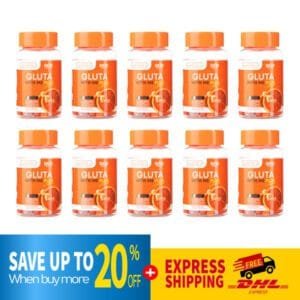 DHL EXPRESS 10X Gluta With Me Plus 30 Capsules