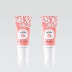 2X GMEELAN Rose Arbutin Glowing Sunscreen Inhibit Melanin SPF50+