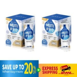 DHL EXPRESS 2X HASHI MUTI-PRO Multi Protein Digestive Boost Energy 21 Sachets