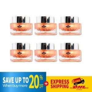 DHL EXPRESS 6X MY WHITE Whitening Keratin Night Cream 20g.