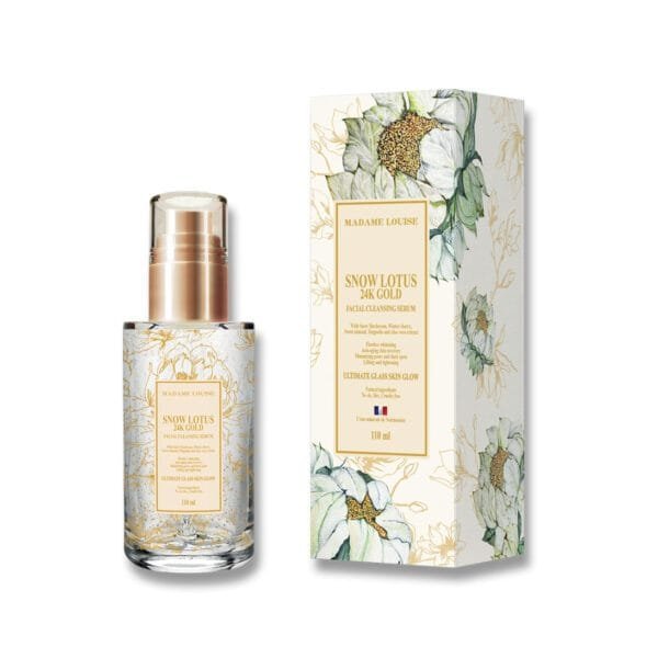 MADAME LOUISE SNOW LOTUS 24K GOLD FACIAL CLEANSING SERUM 110ML.