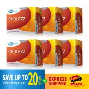 DHL EXPRESS 6X Mega We Care Cholezz Krill Oil Omega-3 6 9 Reduce Cholesterol Heart Health (Copy)
