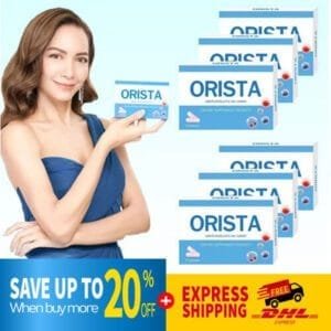 DHL EXPRESS 6X Orista Plus White Skin Reduce Blemish Freckles Dark Spot 10 Capsules