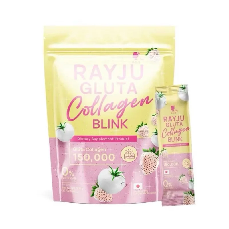 Rayju Gluta Collagen Blink Whitening Antioxidant Dark Spots 30 Sachets