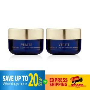 DHL EXPRESS 2X VERITE Fulfilled Age Rewind Intensive Moisturizer Anti Aging Wrinkles 50 g.
