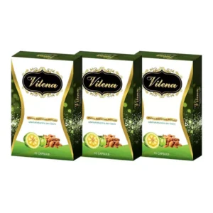 3X New Vilena Slensure Control Hunger Reduce Fat 10 Capsules