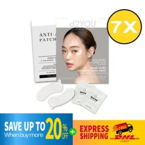 DHL EXPRESS 7X d2YOU Anti-Aging Hyaluronic Acid Patch Under Eyes Firmness