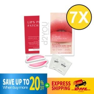 DHL EXPRESS 7X d2YOU Lips Plumping Hyaluronic Acid Patch Collagen Youthful Appearance