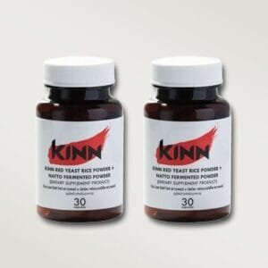 2X Kinn 100% Herbal Red Yeast Natto Reduce Cholesterol Triglycerides 30 capsules