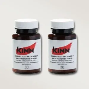 2X Kinn 100% Herbal Red Yeast Natto Reduce Cholesterol Triglycerides 30 capsules